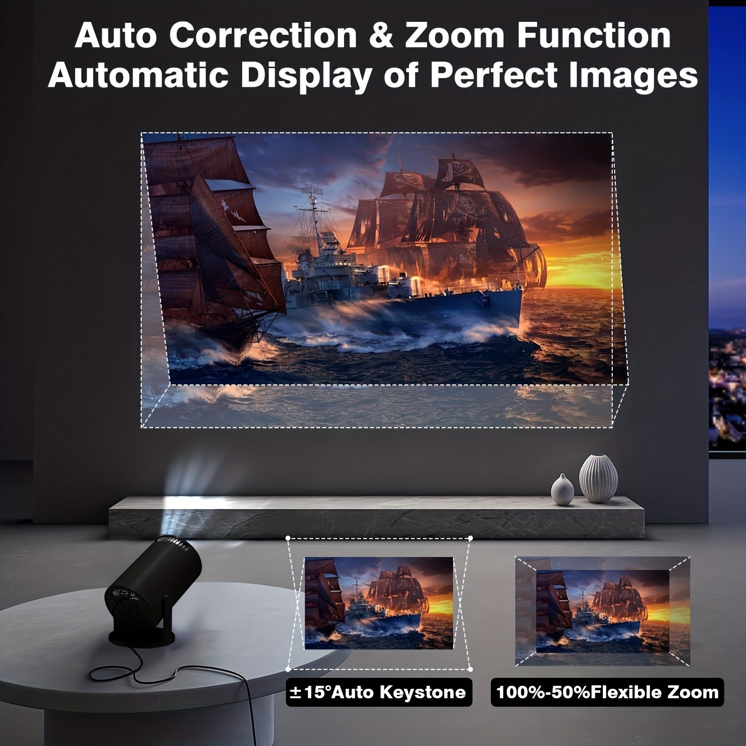 AIMPIRE Ultra-Portable Mini Projector