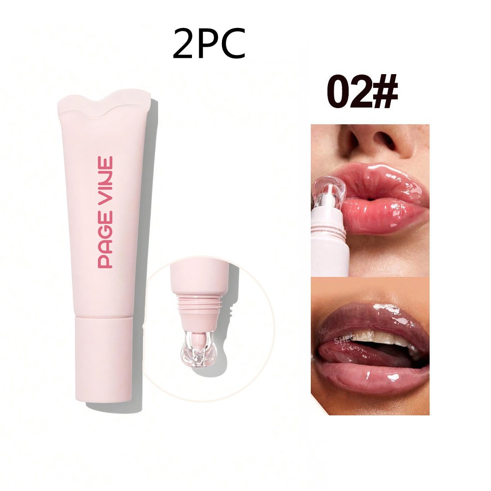 PAGE VINE Lip Gloss - Moisturizing and Shiny Formula