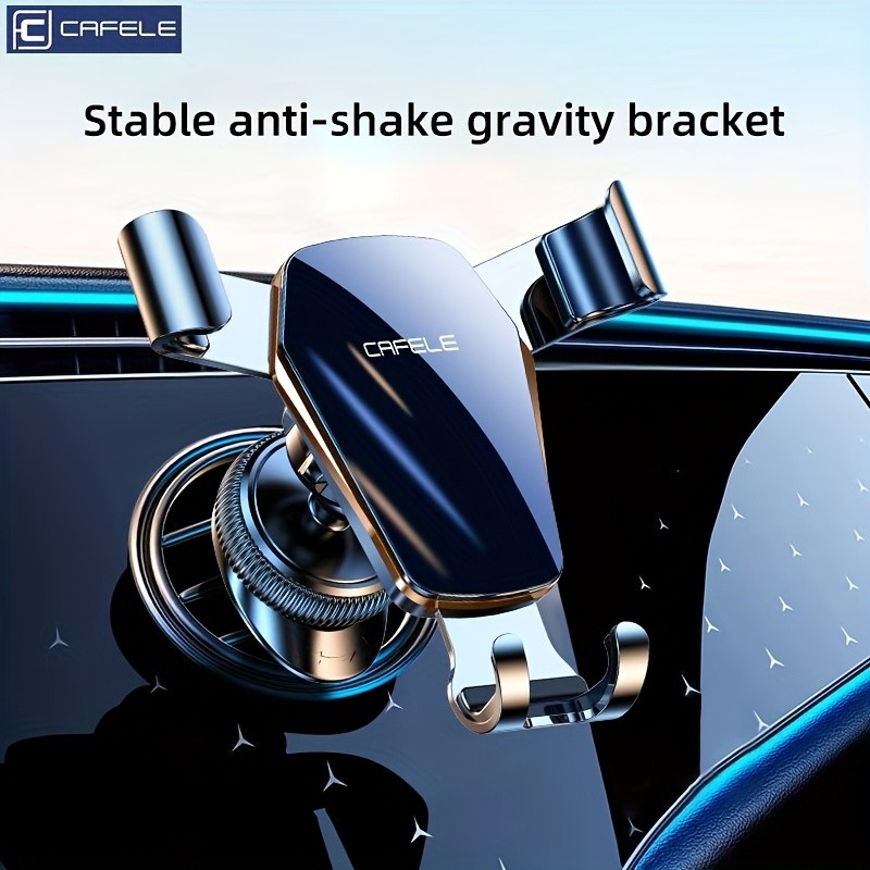 Cafele Gravity Auto-Clamping Car Phone Holder
