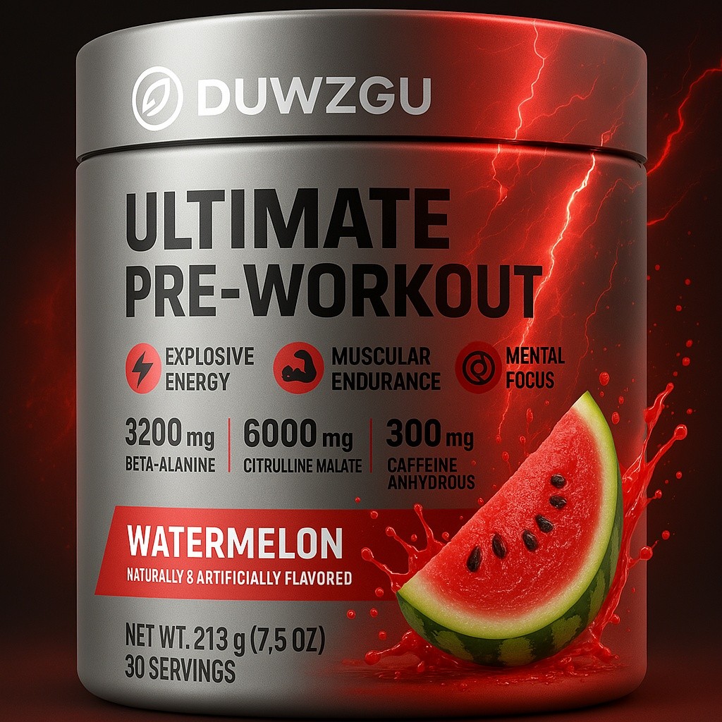 DUWZGU Ultimate Pre-Workout - Watermelon Flavor - 213g