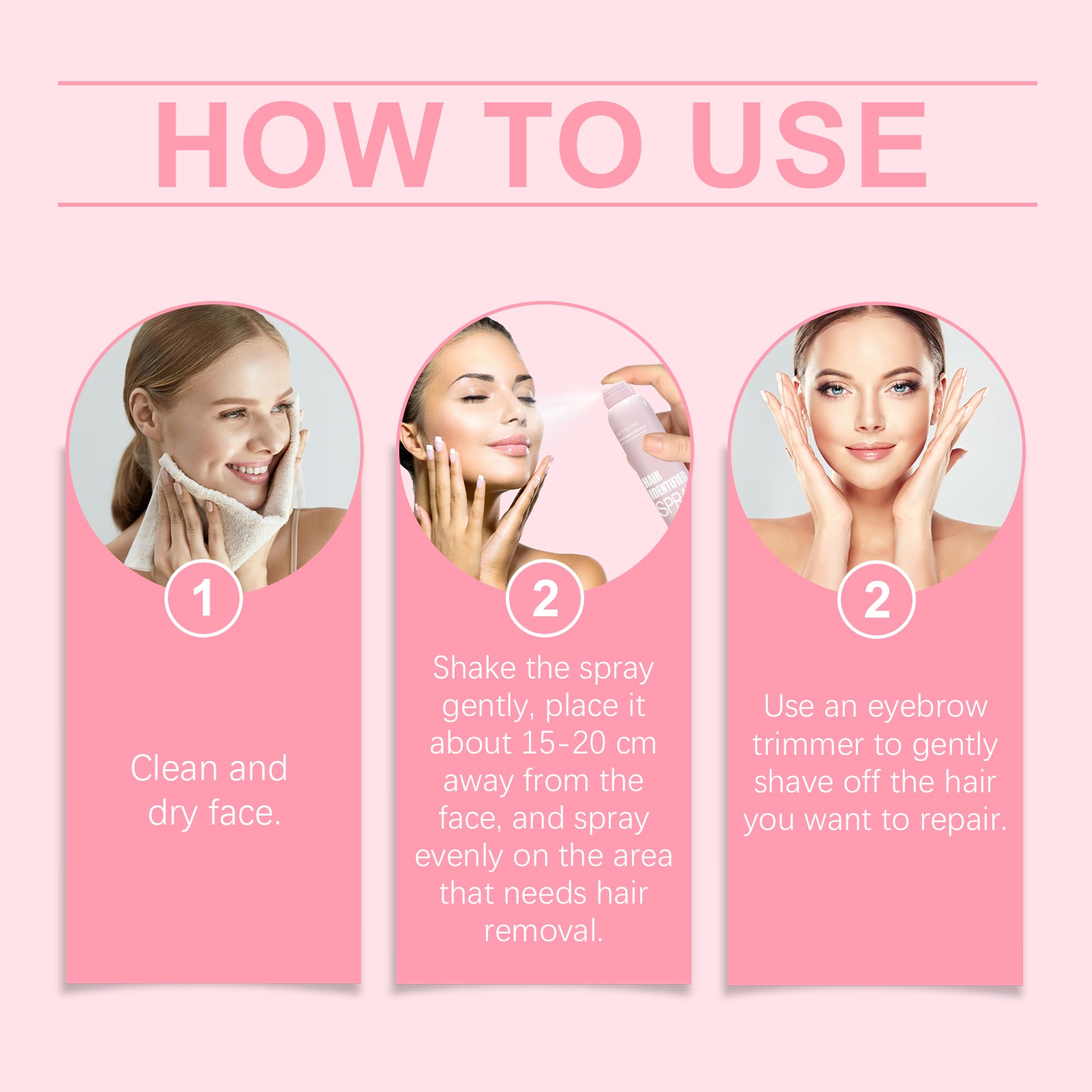 JAY SUING Hair Identifier Spray Smooth and Effortless Hair Removal Experience