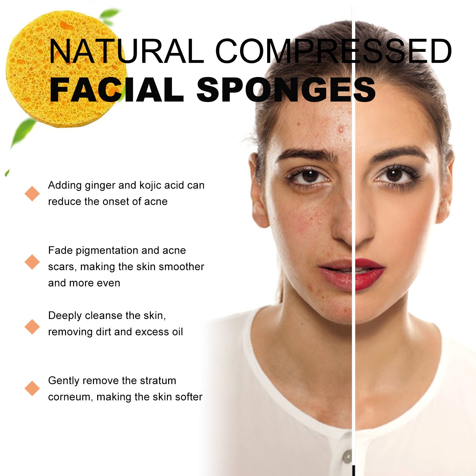 Ginger Kojic Acid Cleansing Pads  Glowing, Radiant Skin