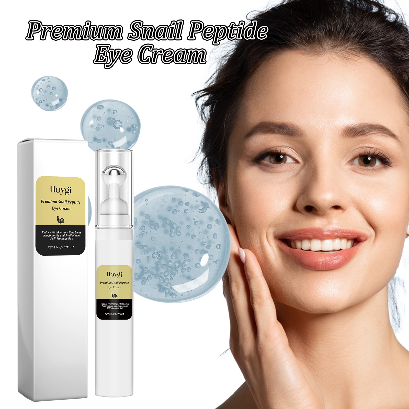 Premium Snail Peptide Eye Cream  Revitalize and Rejuvenate Your Eyes