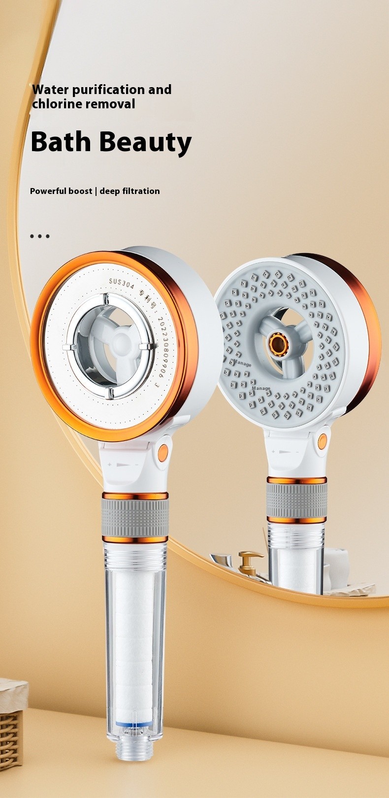 Oxygen Boost Water Shower Head  Enhance Your Shower Experience