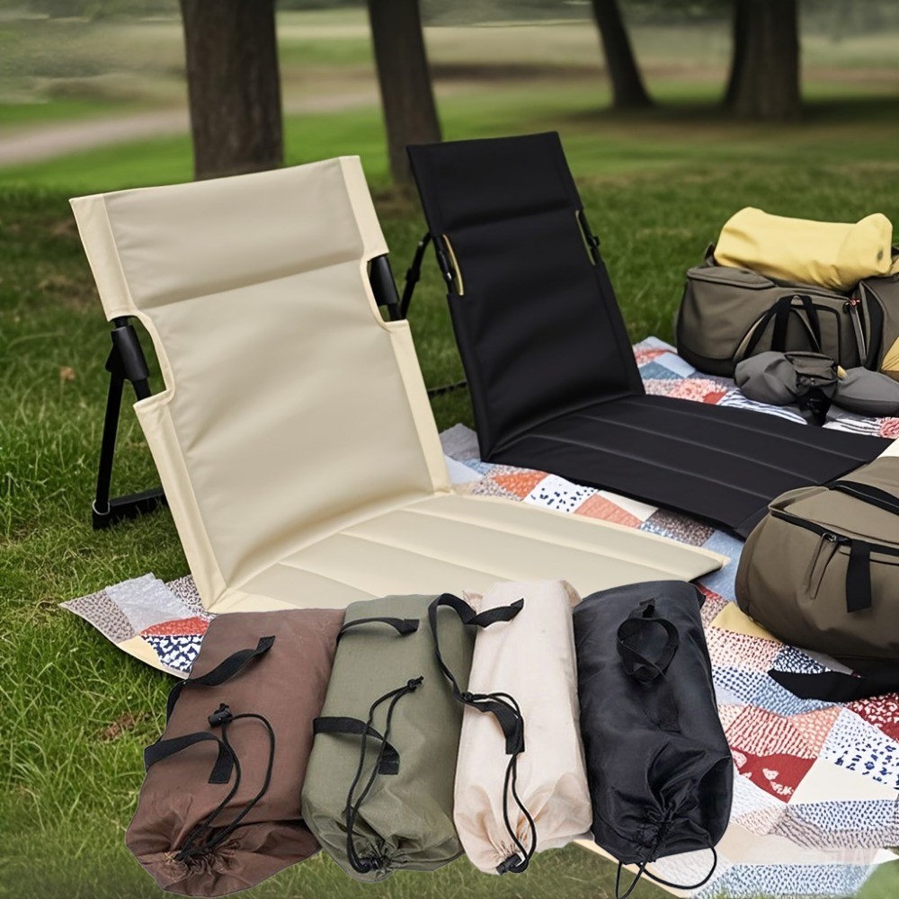 SPORTULI 2pcs Set Ultra-Light Aluminum Alloy Portable Outdoor Folding Chair