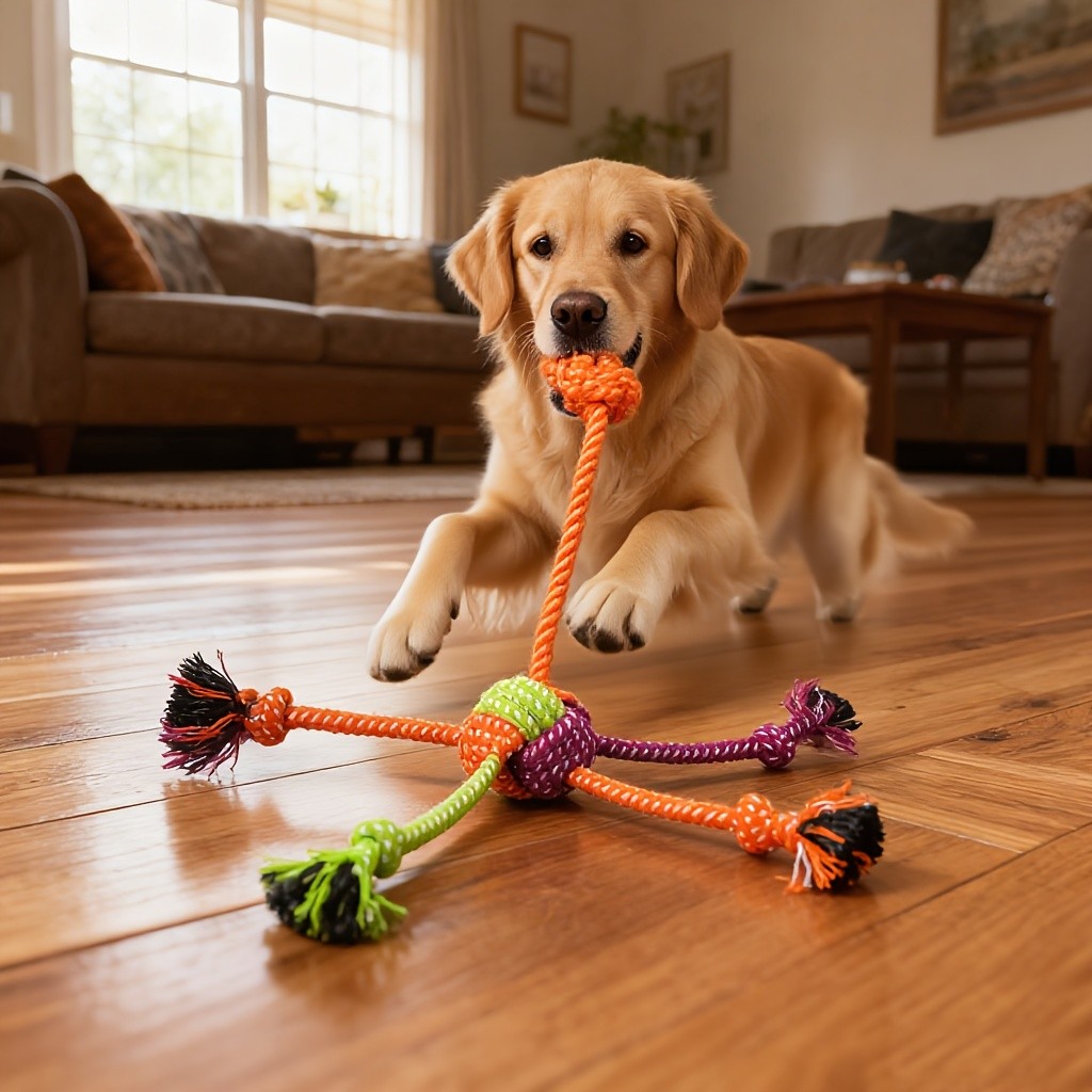 TASAHNI Heavy-Duty Chew-Resistant Knotting Dog Rope Toy