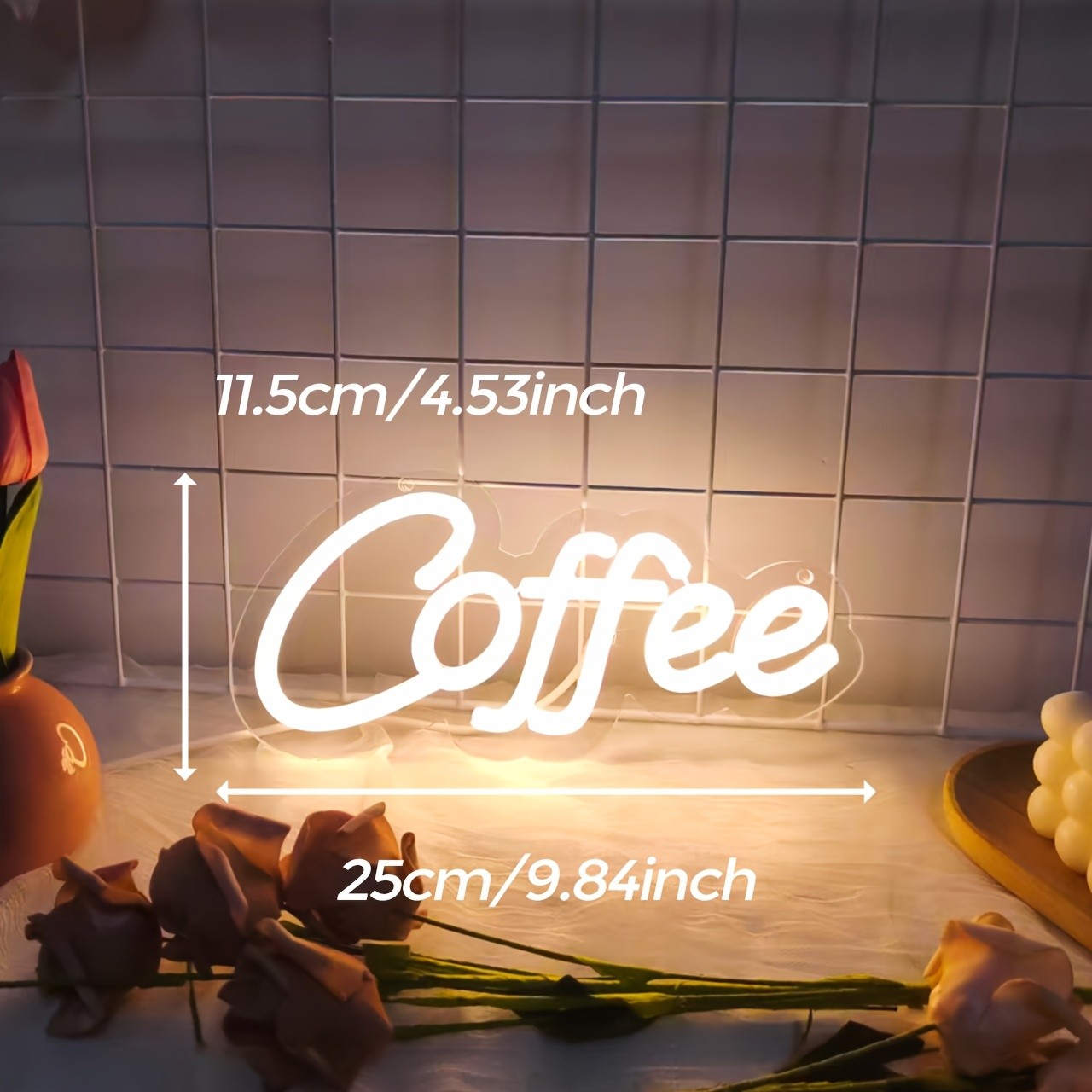 LIUYANG USB-Powered Coffee Neon Sign