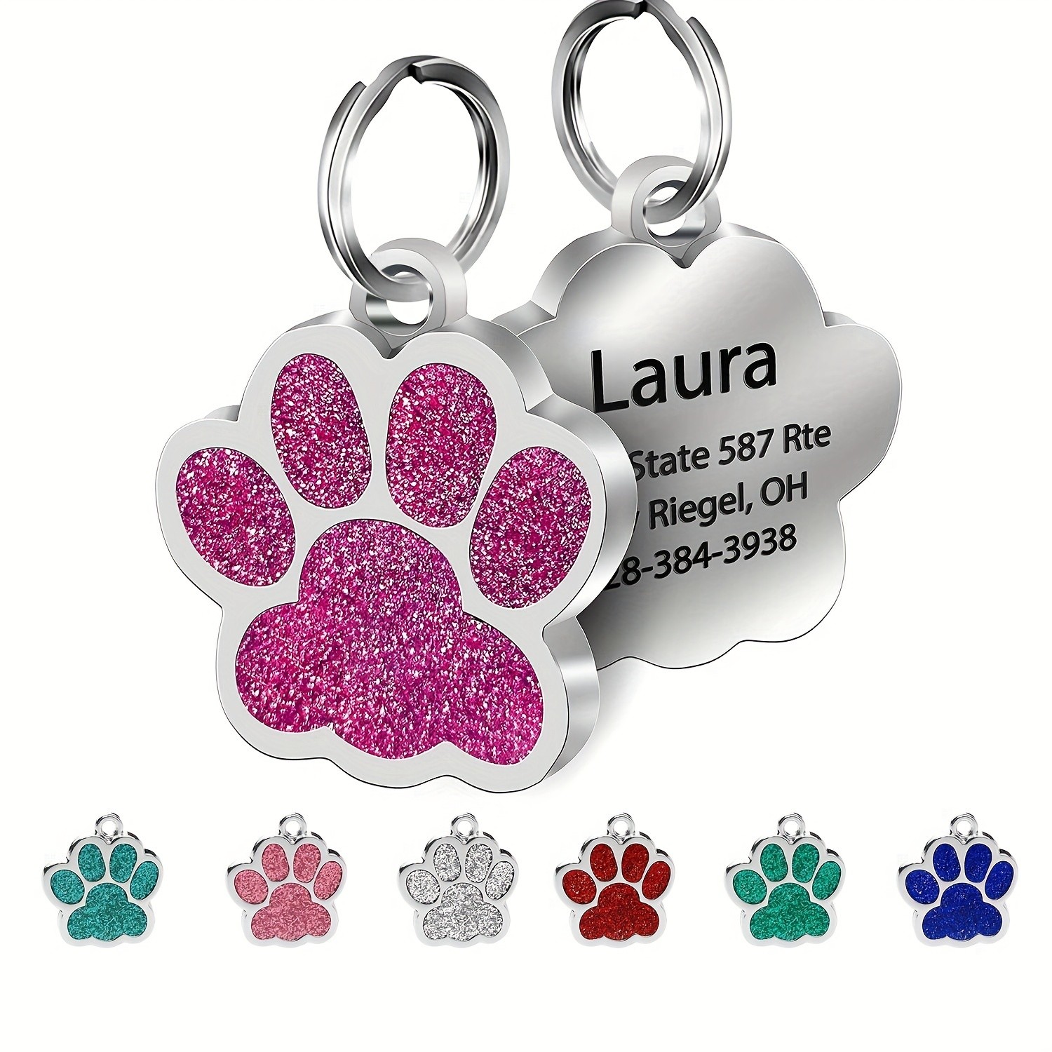 TAGME Custom Name Tag for Cats & Dogs