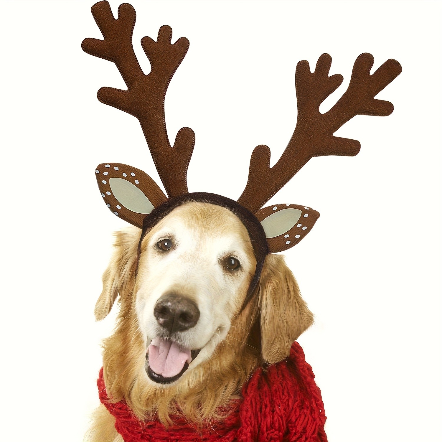 BAMDA Christmas Reindeer Antlers Headband & Headdress