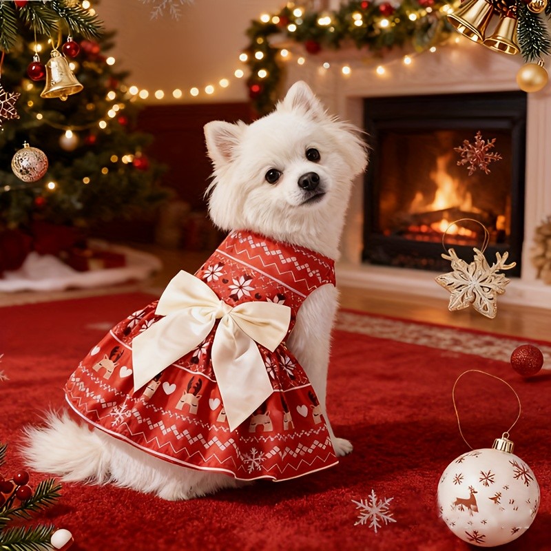 BAMDA Christmas Dog Dress