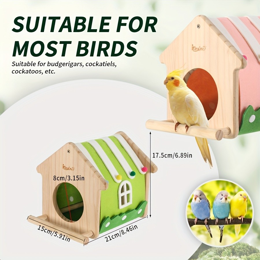 ITANDME Wooden Bird House