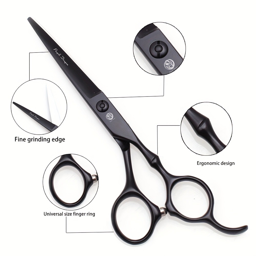 Purple Dragon Japanese Stainless Steel Hairdressing Scissors