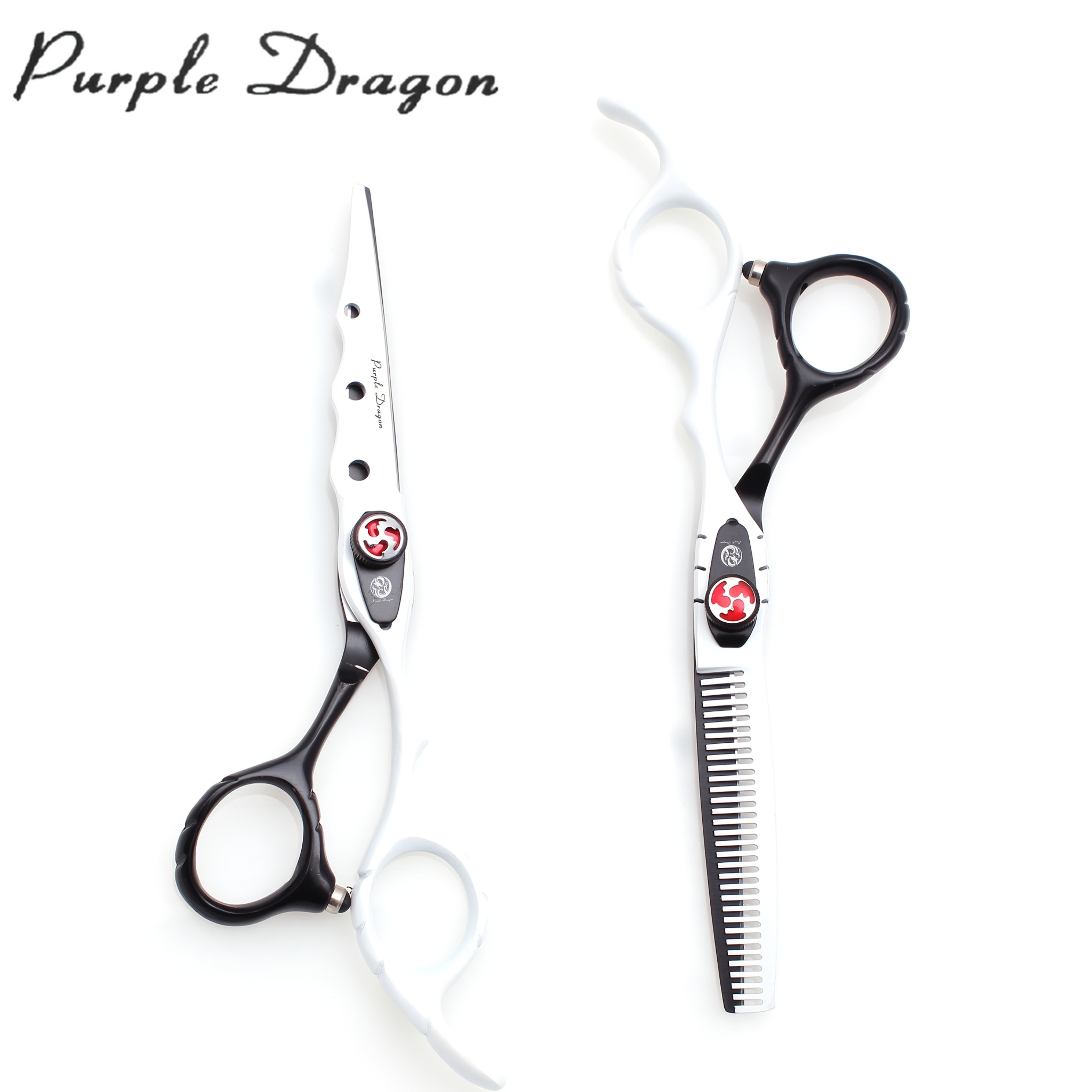 Purple Dragon 2pcs Hairdressing Scissors