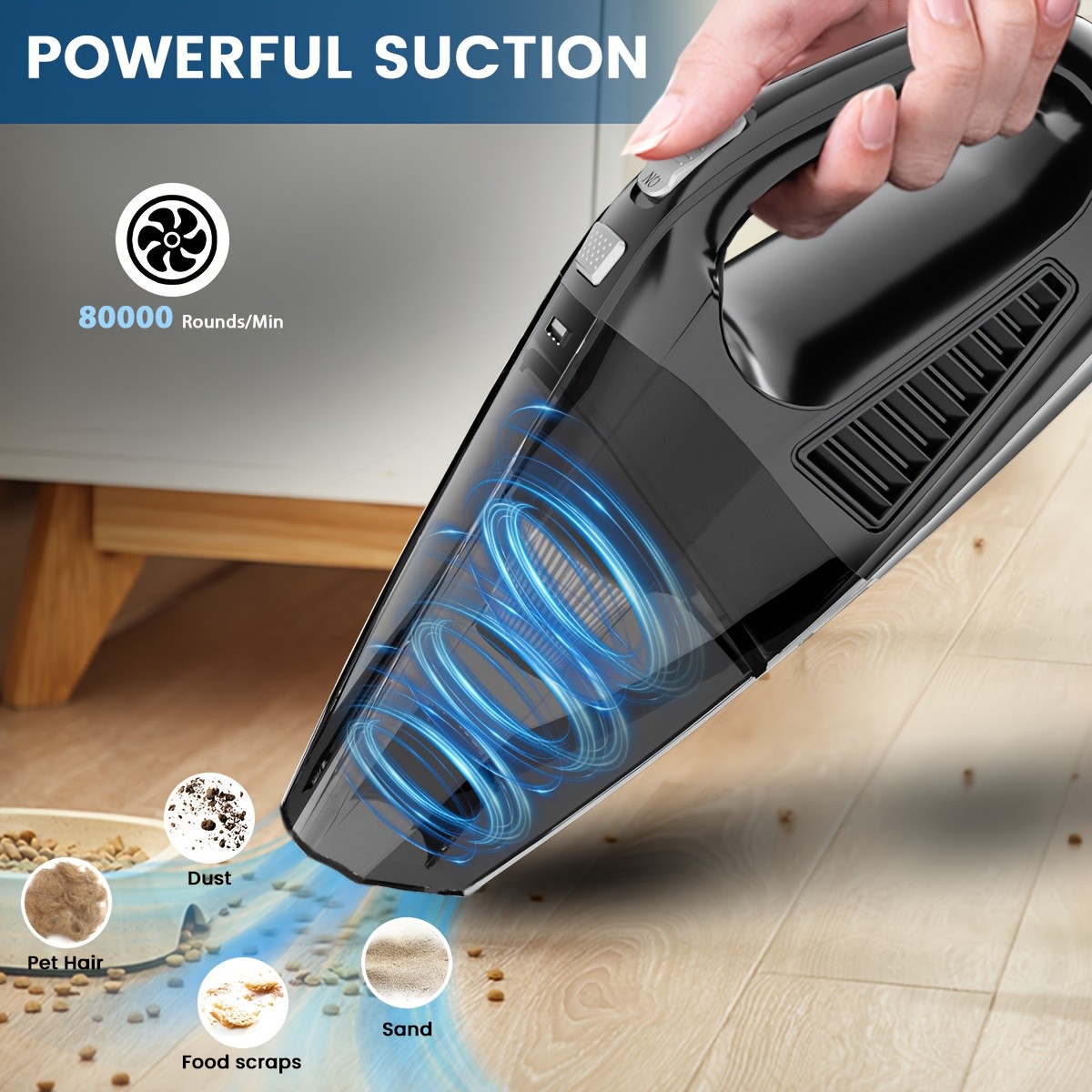 SERVOMASTER Cordless Handheld Vacuum Cleaner