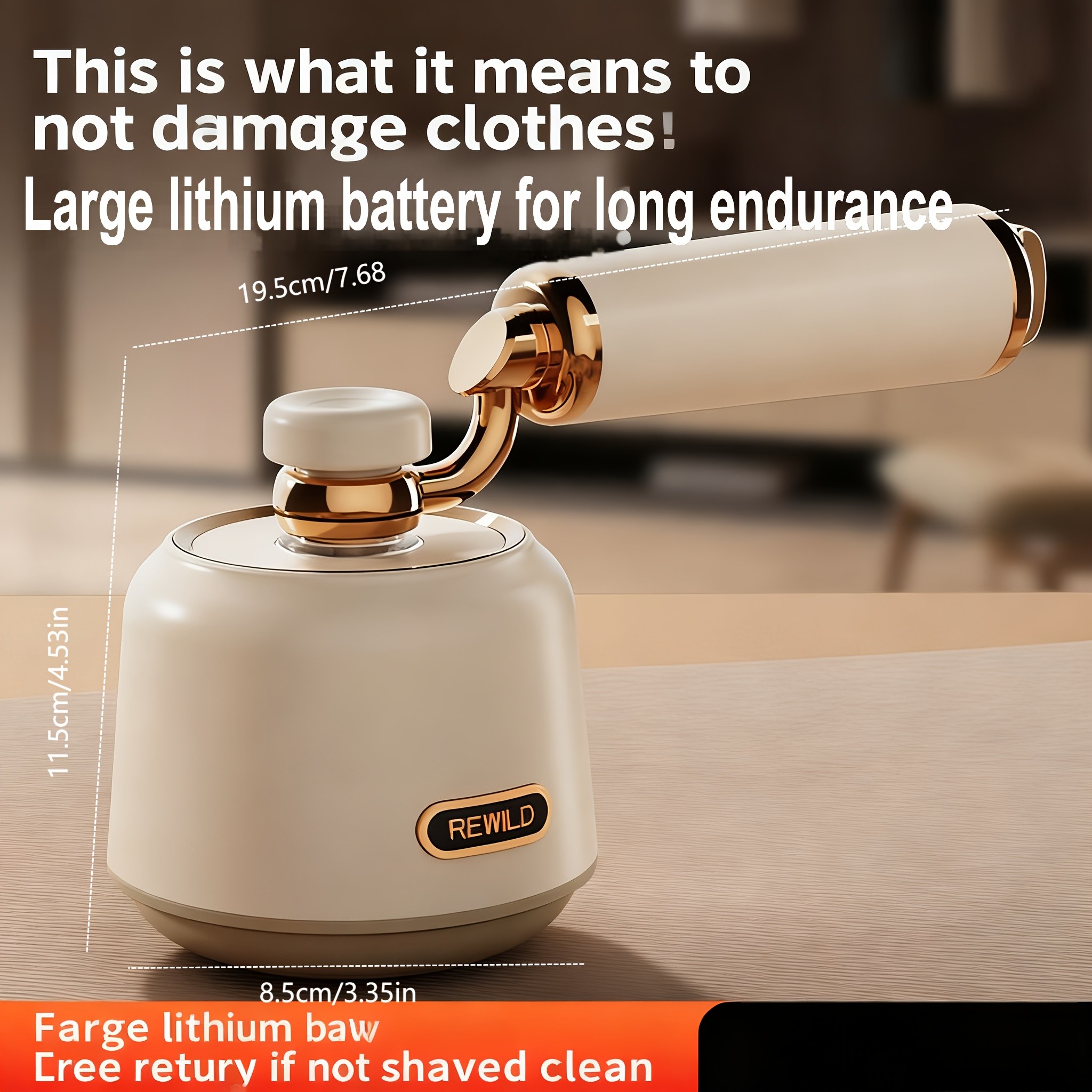 MOOSOO 6-Blade Electric Fabric Shaver & Lint Remover