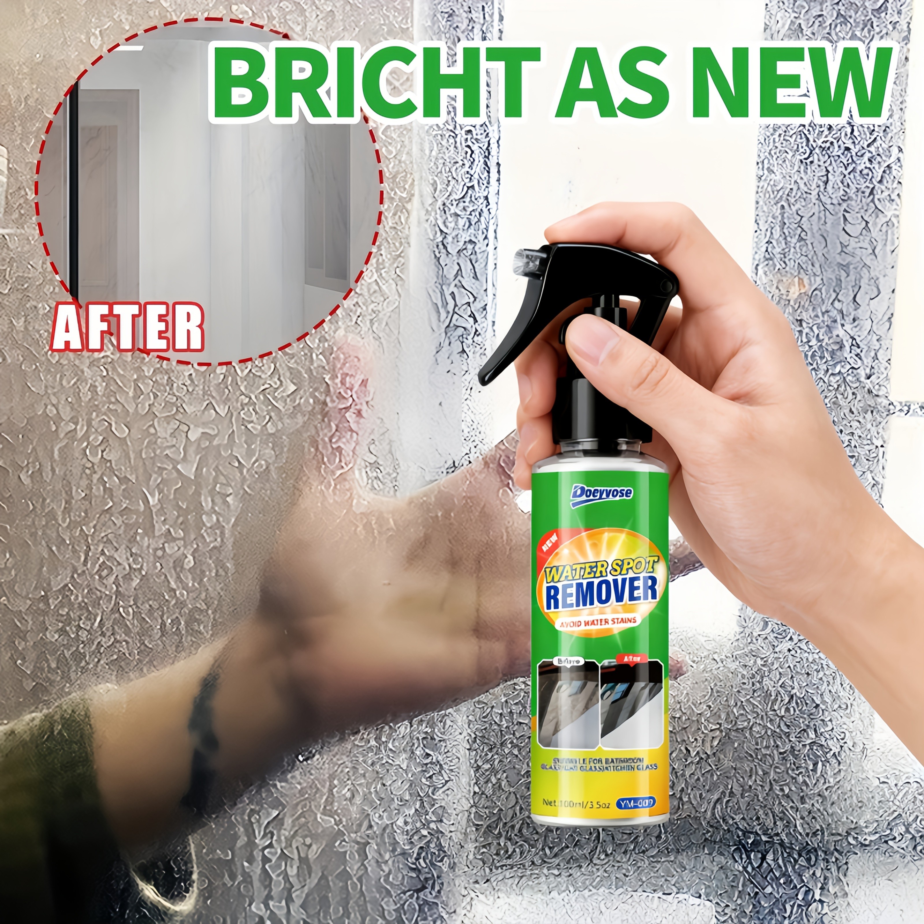 Doeyvose 100ml Heavy-Duty Marine-Grade Water Stain Remover Spray