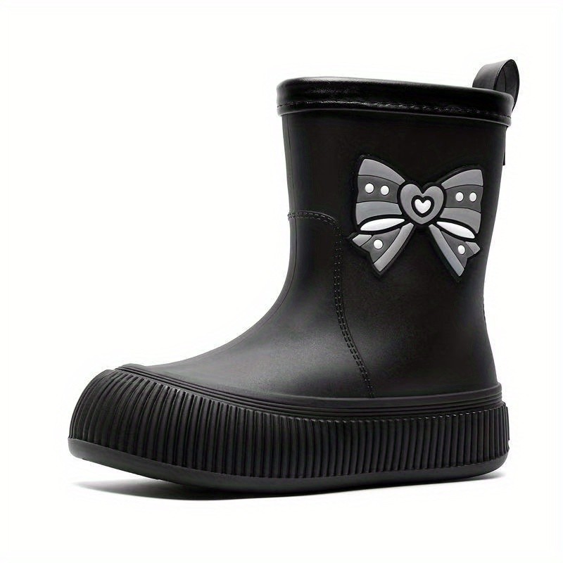 VICVAIT Youngsters & Little Girls' High-Quality Slip-On Rain Boots