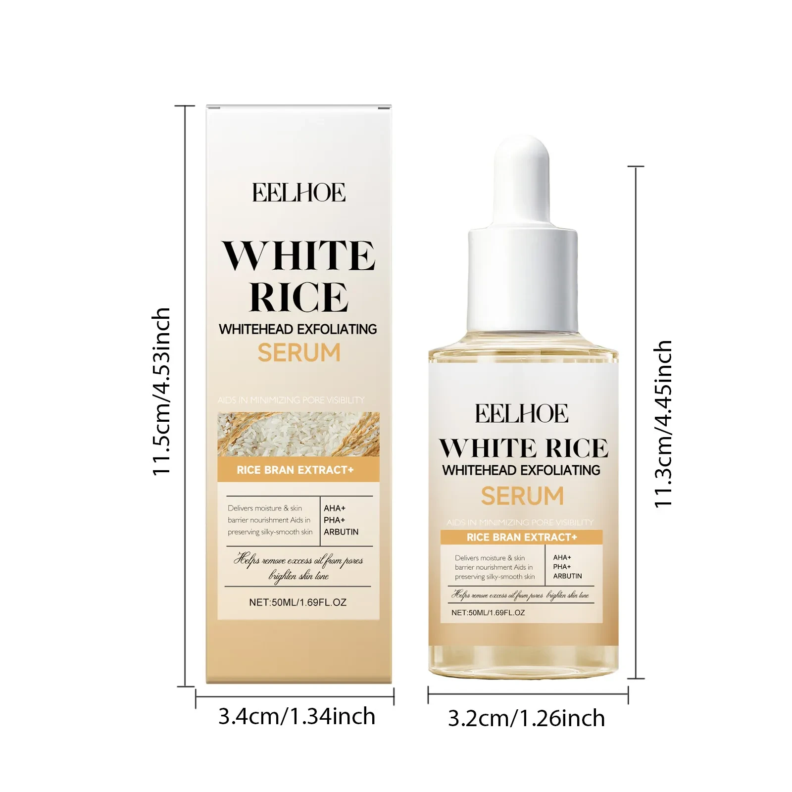 EELHOE White Rice Whitehead Exfoliating Serum