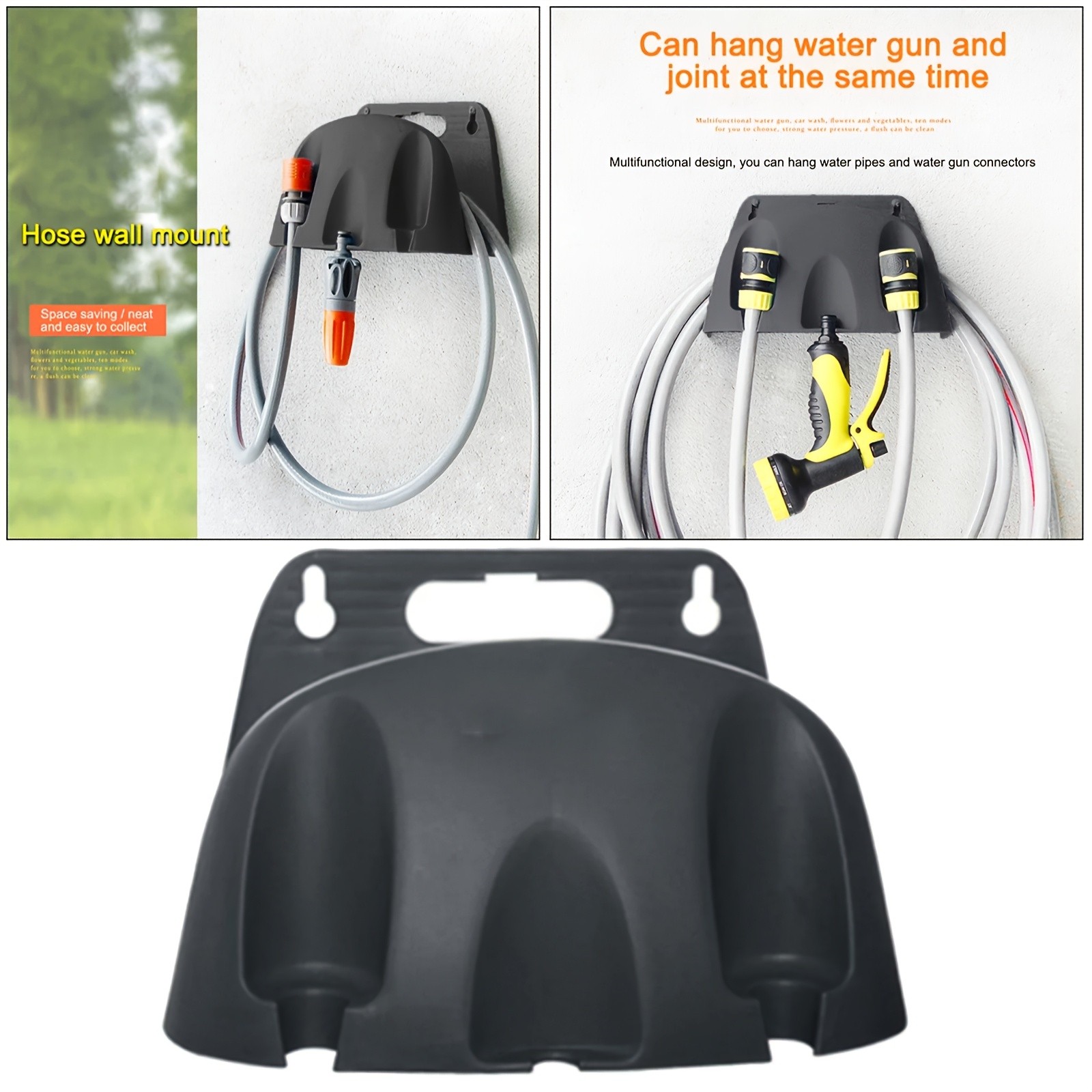 COFIT Space-Efficient Bohemian-Style Wall-Mounted Garden Hose Holder