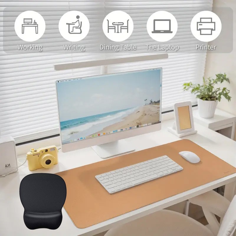 LONGKING Ergonomic Mouse Pad with Gel Wrist Rest