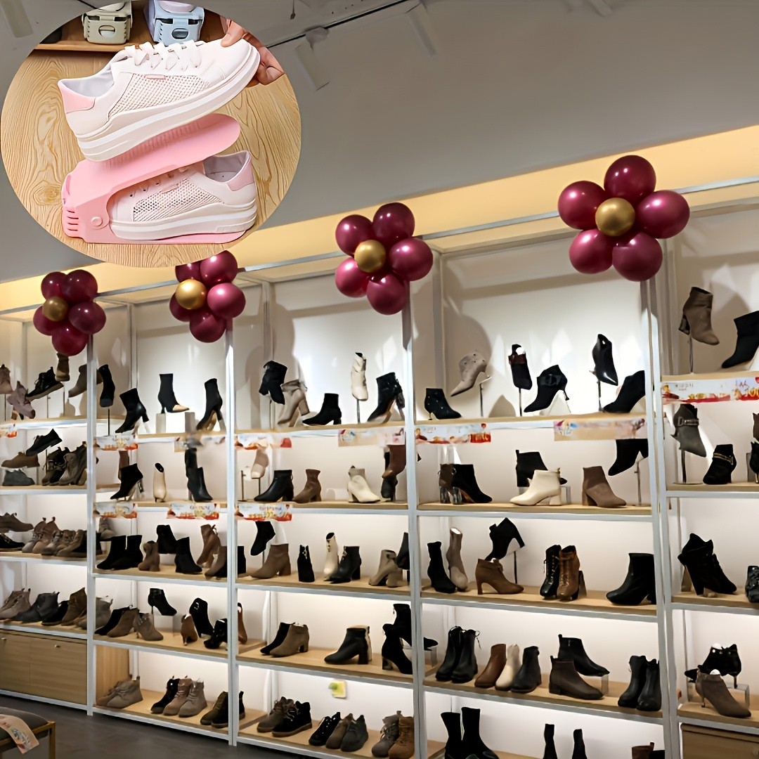 GOBITELI Adjustable Plastic Shoe Rack