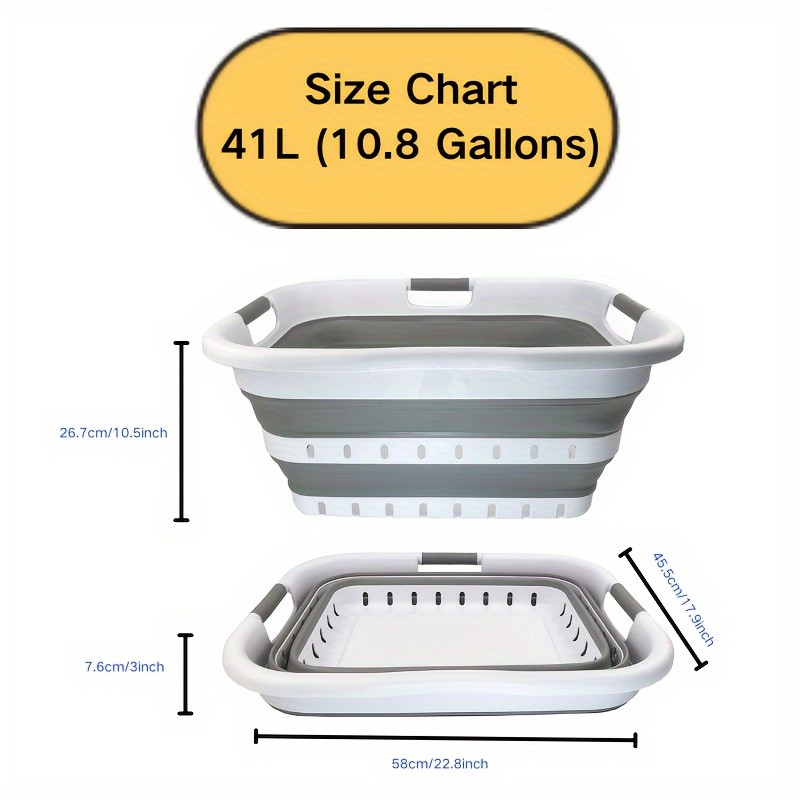 SAMMART Classic Collapsible Laundry Basket
