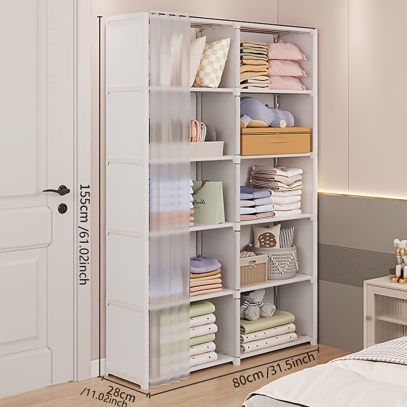 UDEAR Multi-Tier Dustproof Storage Cabinet