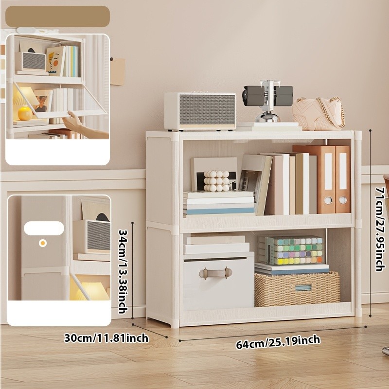 UDEAR Large Vertical Multi-Tier Bookshelf