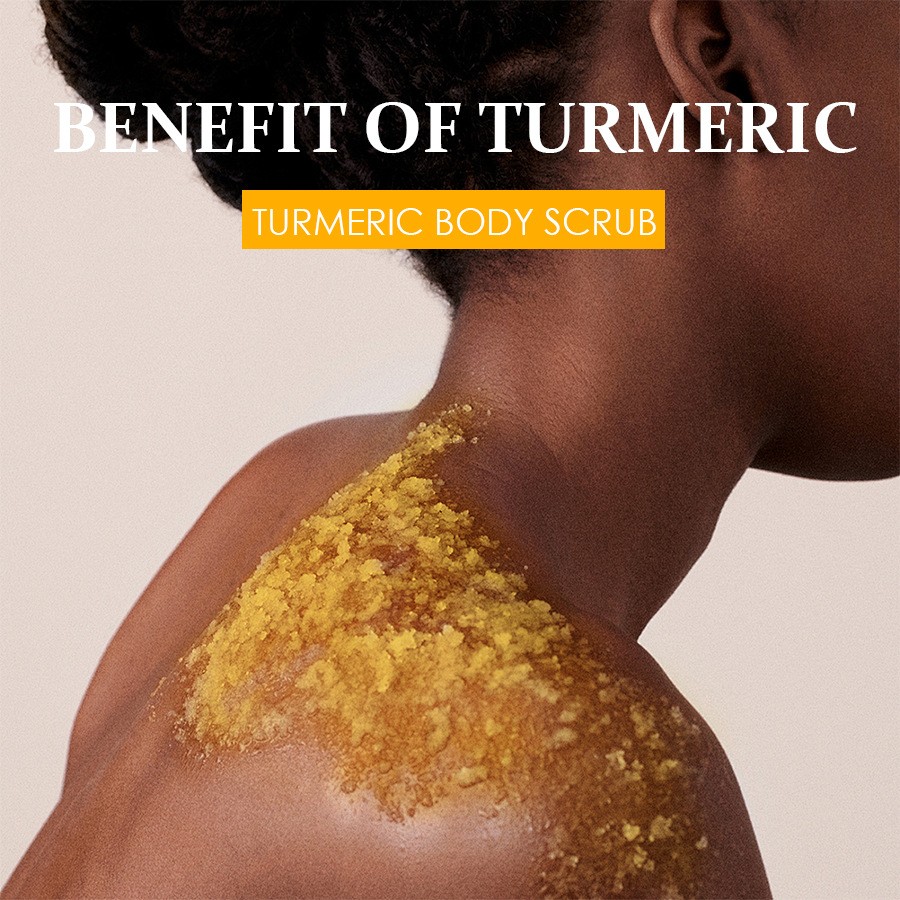 Turmeric & Vitamin C Body Scrub: Deep Cleansing & Skin Revitalizing