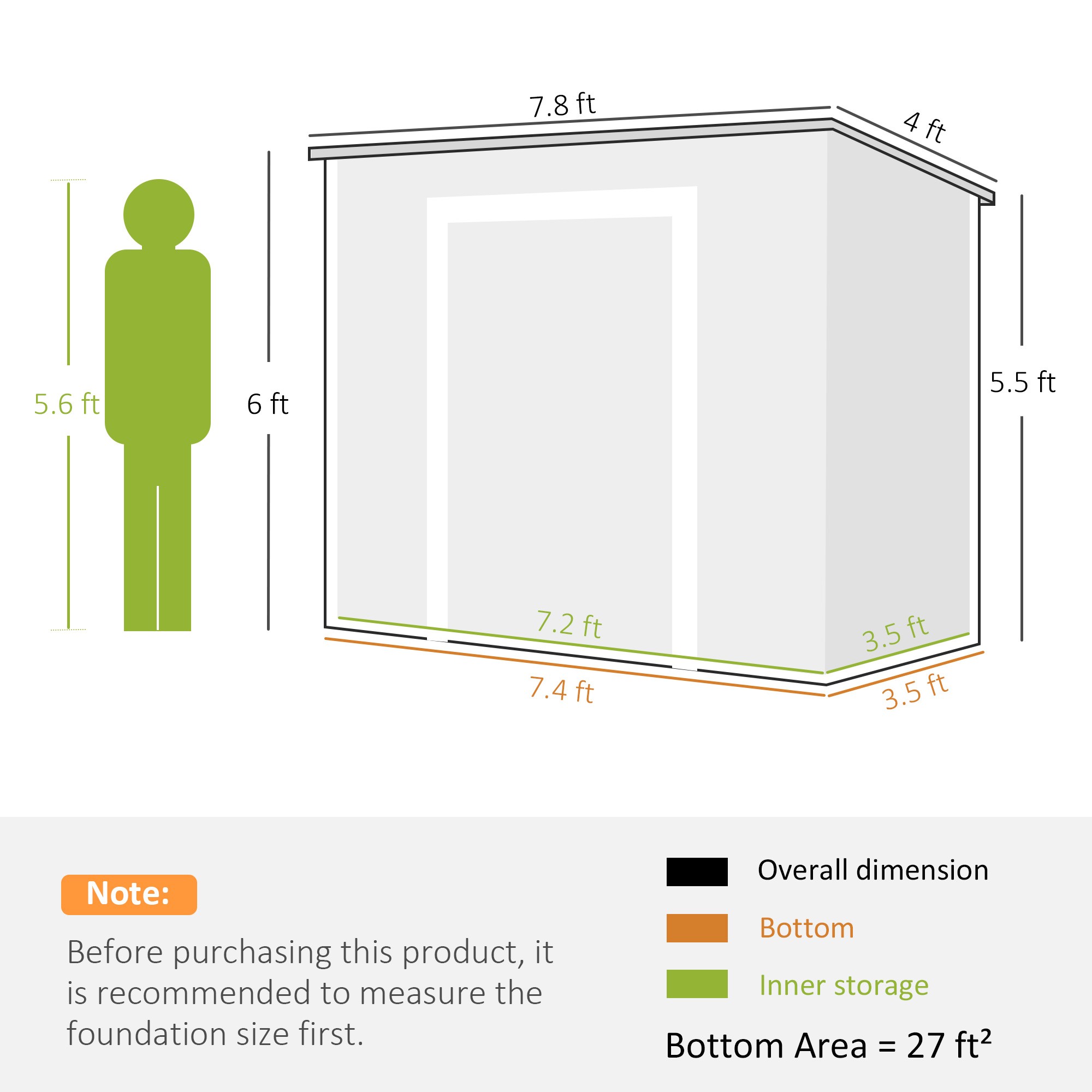 Durable Plastic Shed