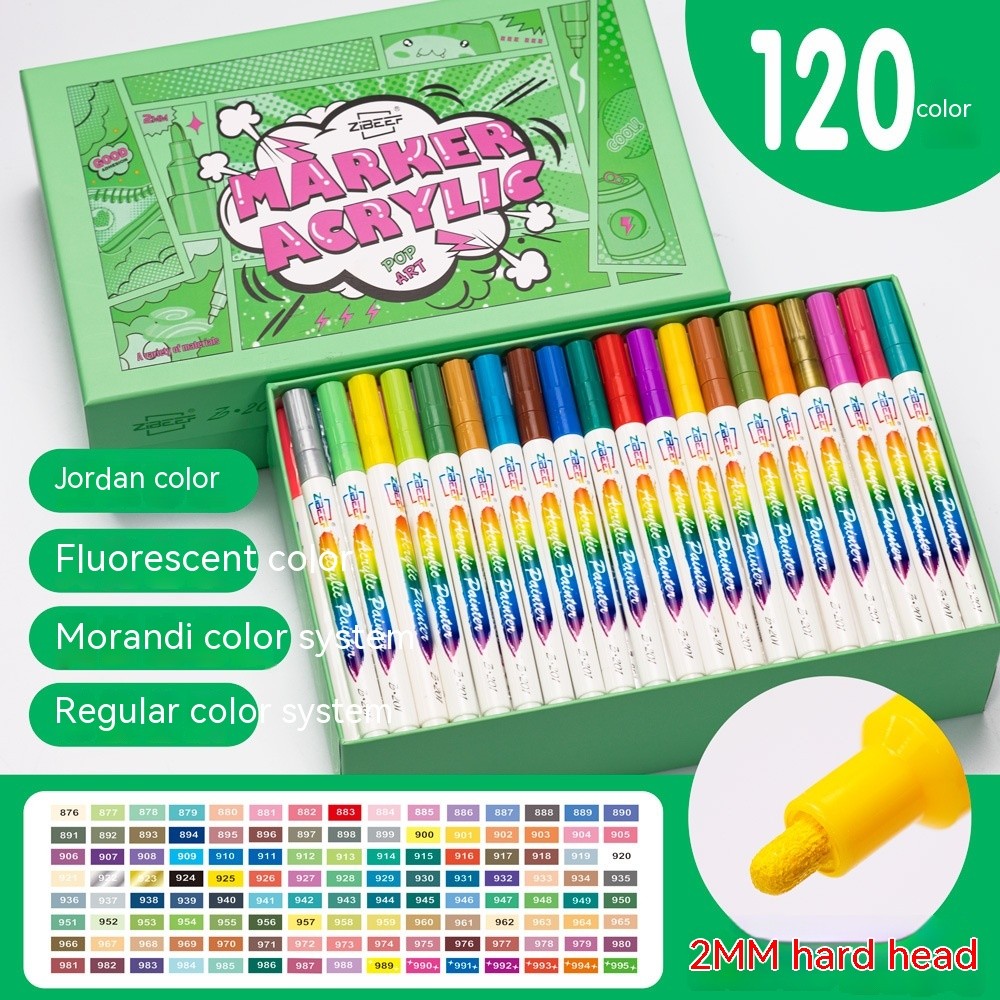 120 Color Marker Pens