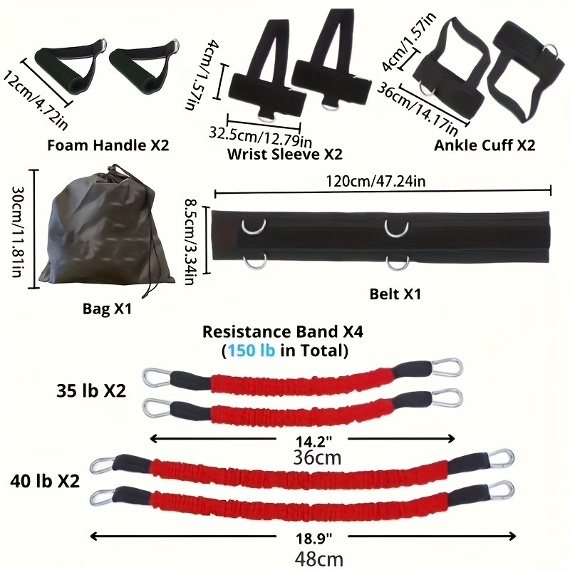 12pcs Resistance Boxing Training Set  Power Up Your Boxing and MMA Training