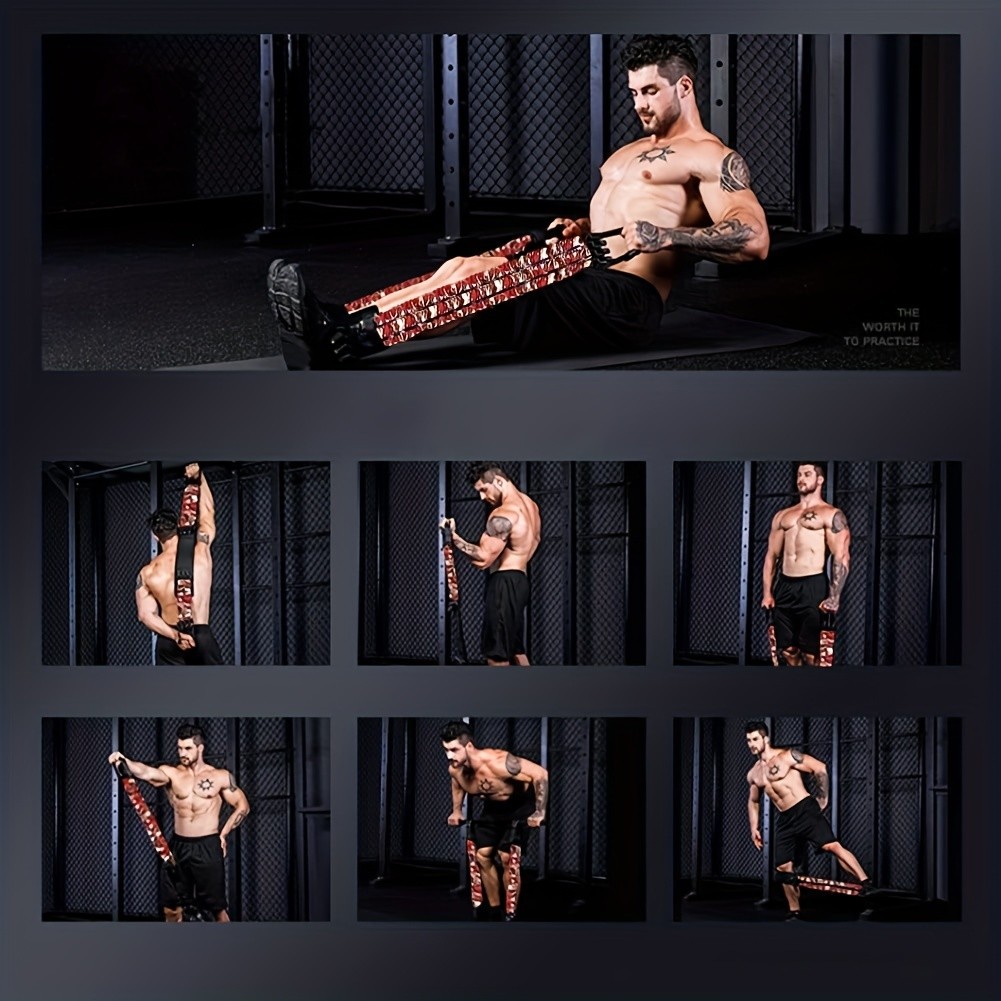 3pcs Adjustable Bench Press Push Up Resistance Bands Maximize Your Chest and Arm Strength