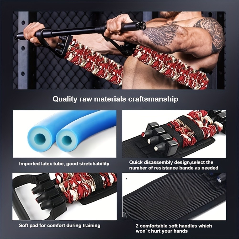 3pcs Adjustable Bench Press Push Up Resistance Bands Maximize Your Chest and Arm Strength