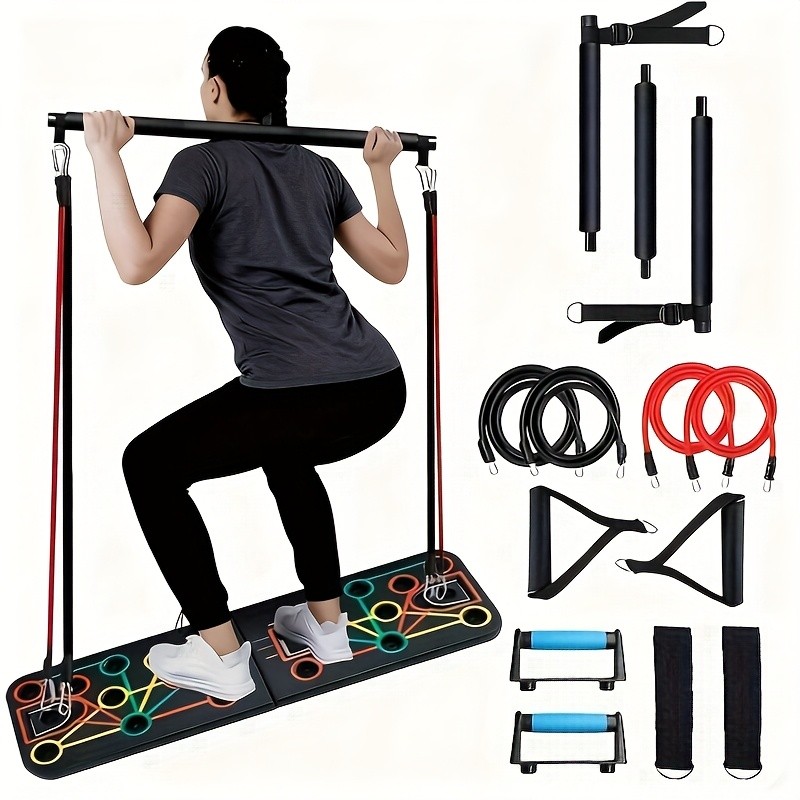 New Push-Up Board Fitness Set  Ultimate Home Workout Solution for Chest, Abs, and Back Muscles