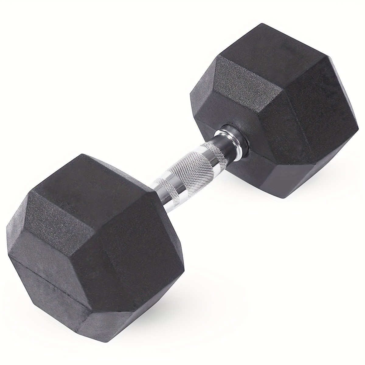 Hexagonal Rubberized Dumbbells Durable and Versatile Weight Training Equipment