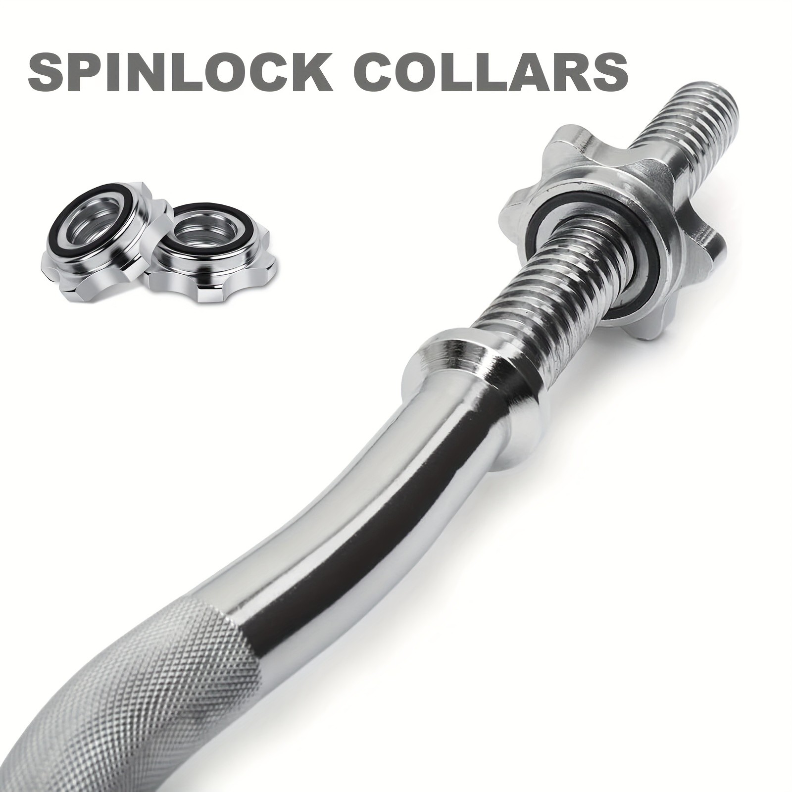 1.2m/47" Heavy Duty Curl Weight Lifting Bar Build Stronger Arms with Precision