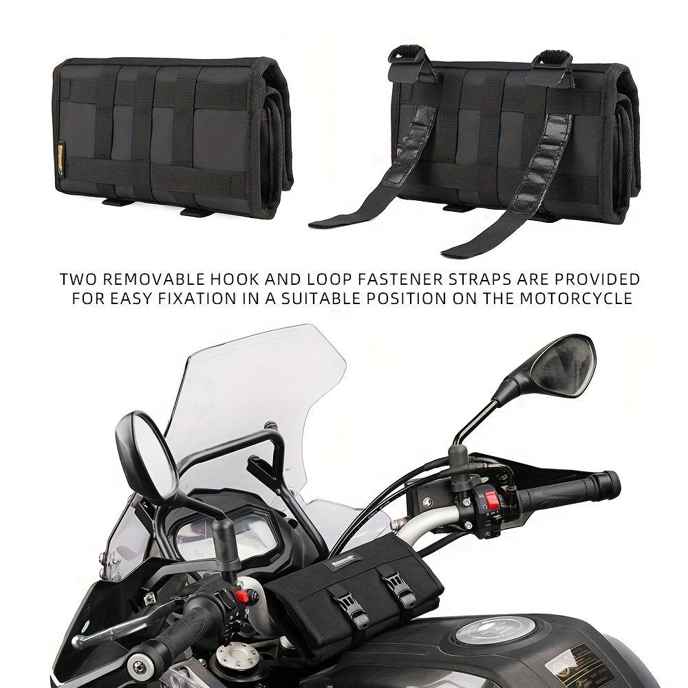 Rhinowalk Motorcycle Tool Reel Saddle Bumper Bag