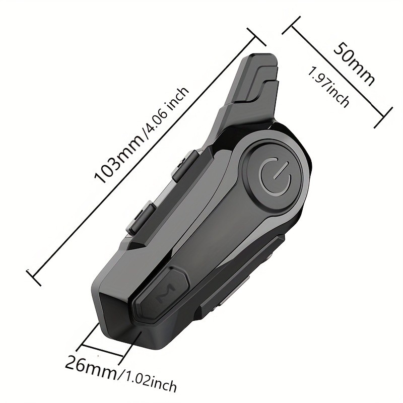 Wireless Intercom Headset for Motorcycle Helmets