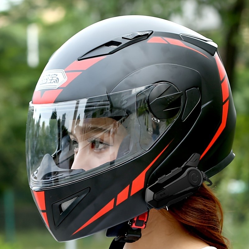 Wireless Intercom Headset for Motorcycle Helmets