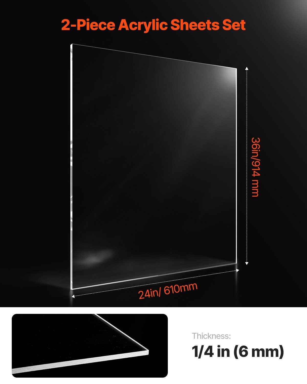 Large Clear Acrylic Sheets