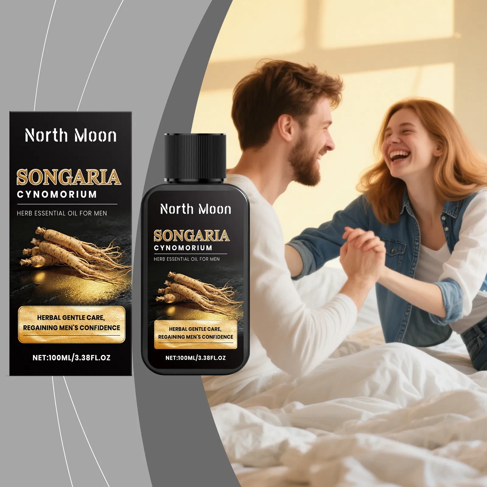 North Moon Songaria Cynomorium Herb Essential Oil for Men