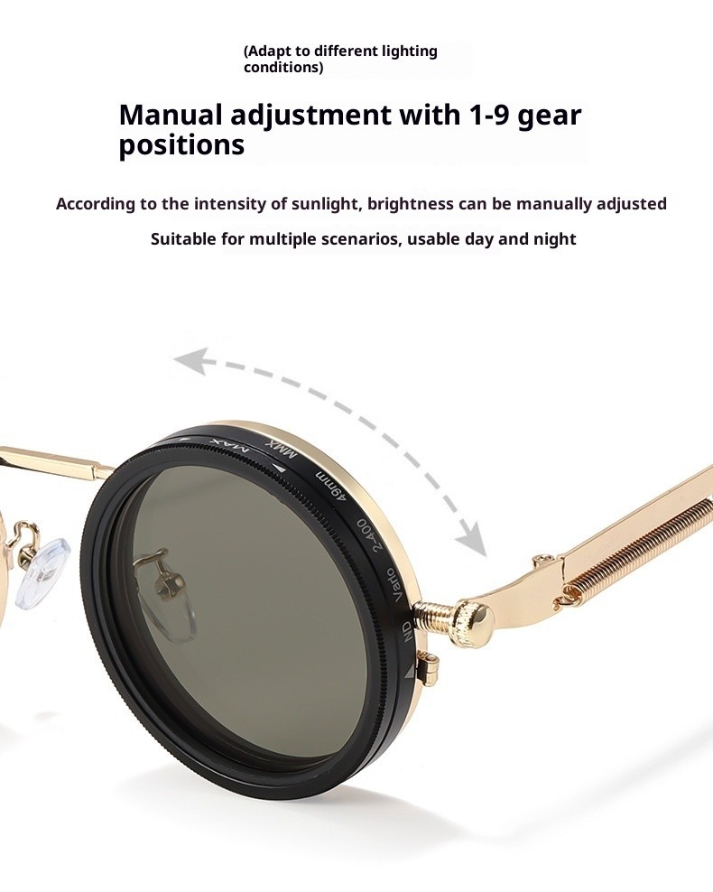 Adjustable Dimming Sunglasses
