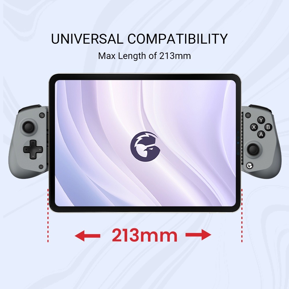 GameSir X5 Lite Mobile Gamepad | Hall Effect Sticks for FPS/MOBA, Ultra-Light 135g, Turbo Buttons, Pass-Through Charging, for iOS/Android, USB Connectivity - Grey