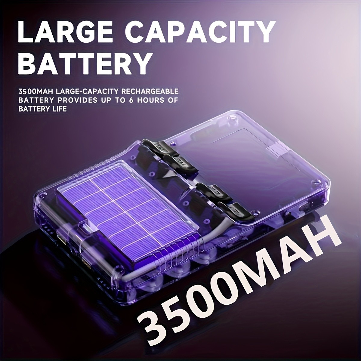 Retro Handheld Game Console  Long Battery Life 3500mAh, USB Charging, Supports Multiple Games, 3.5-Inch Display, 64G TF Card, Ideal for Christmas, Thanksgiving, and Black Friday Gifts