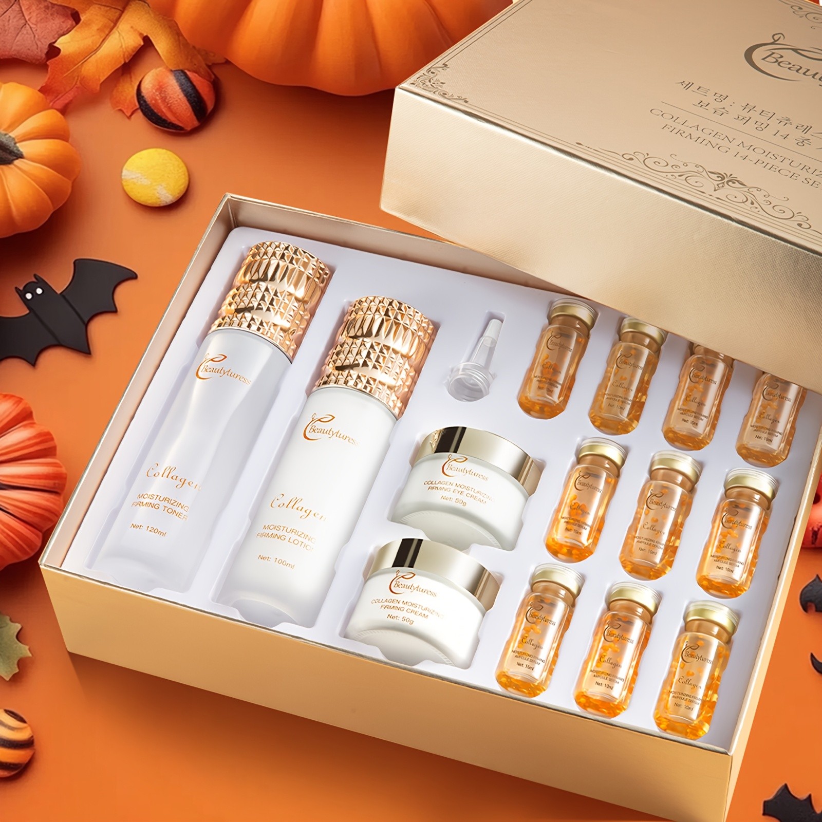 Beautyfiness Collagen Moisturizing & Firming Skincare Set  Complete Hydration and Anti-Aging Care