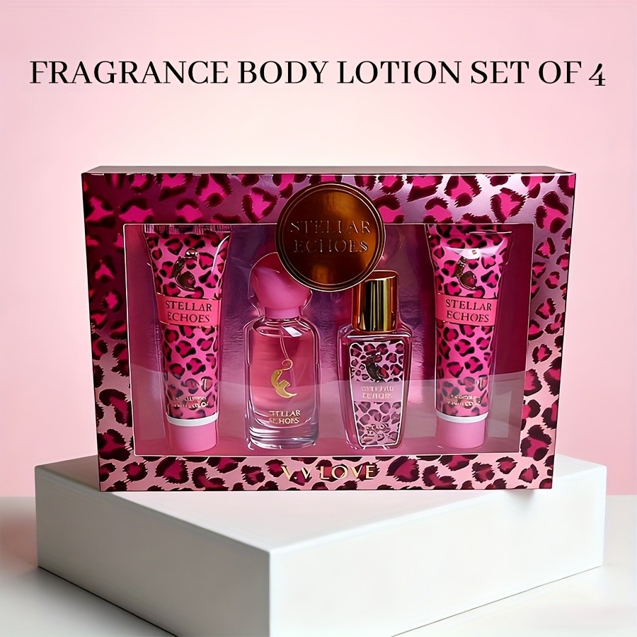 Stellar Echoes Perfume Gift Set  Fresh Floral & Fruity Fragrance Collection