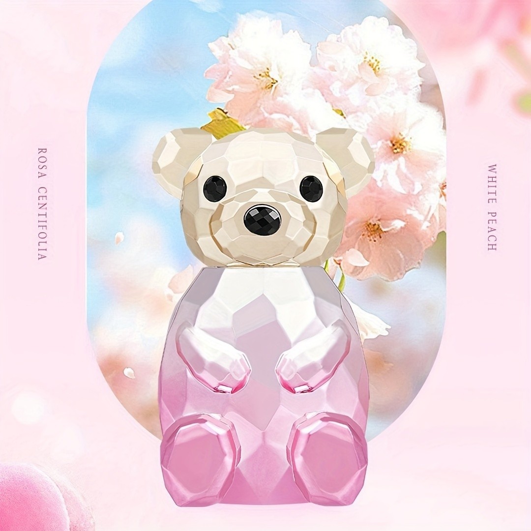 Crystal Bear Perfume Rosa Centifolia & White Peach Fragrance