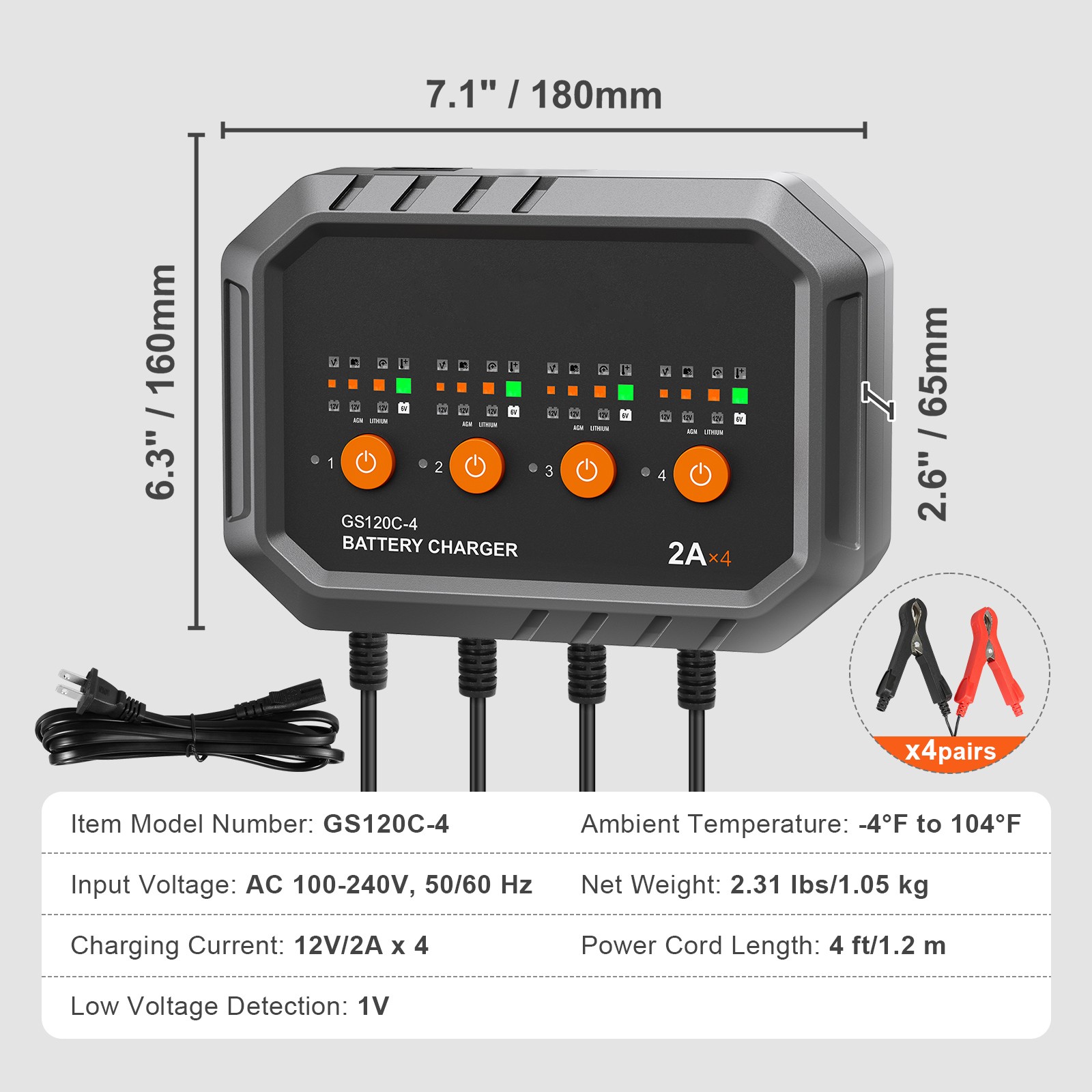 LiFePO4 Battery Charger