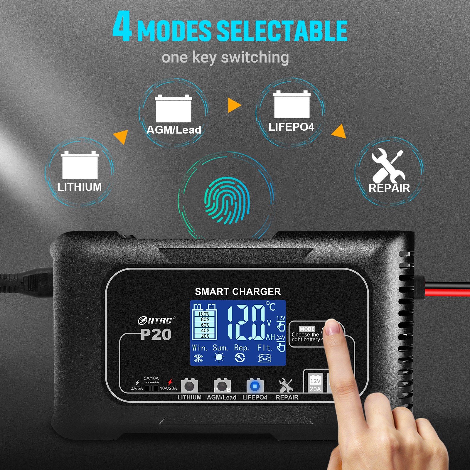 Car Portable Battery Charger